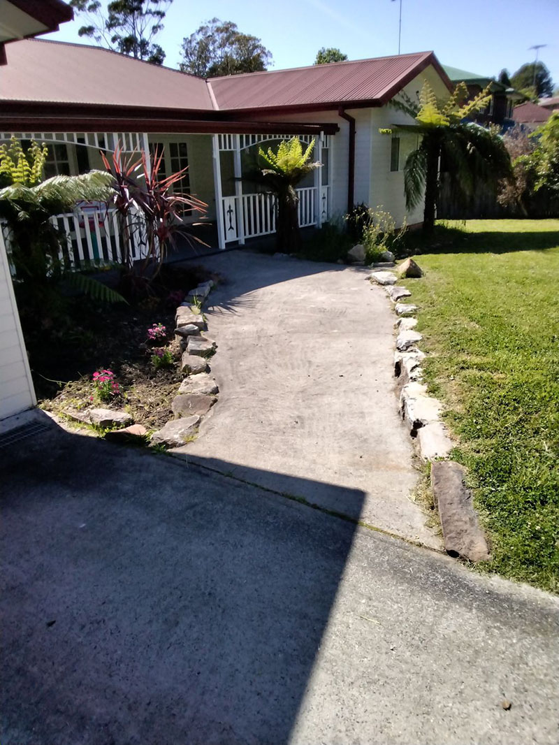 Before Timber Picket Fence