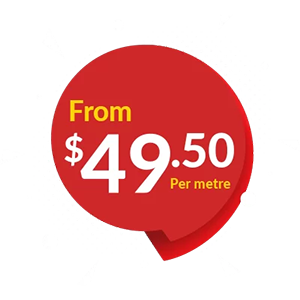 From $49.50 per metre